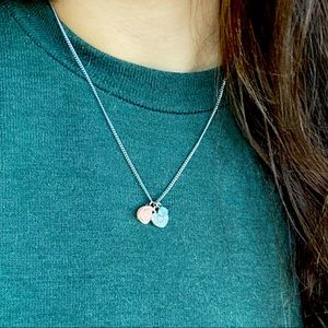 4/$20 Dainty silver necklace